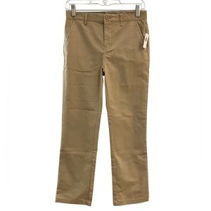 Old navy boys khaki straight built in flex pants size 12 new with tags